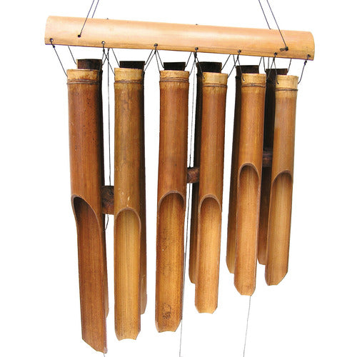 Double Antique Simple Bamboo Wind Chime