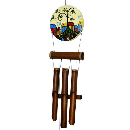 Village Dotted Bamboo Wind Chime