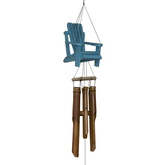 Weathered Beach Chair Breezy Wind Chime