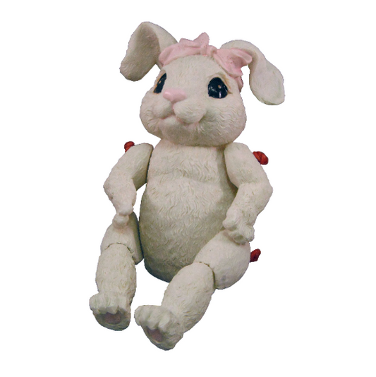 Easter Bunny Shelf Sitter - Movable arms and legs
