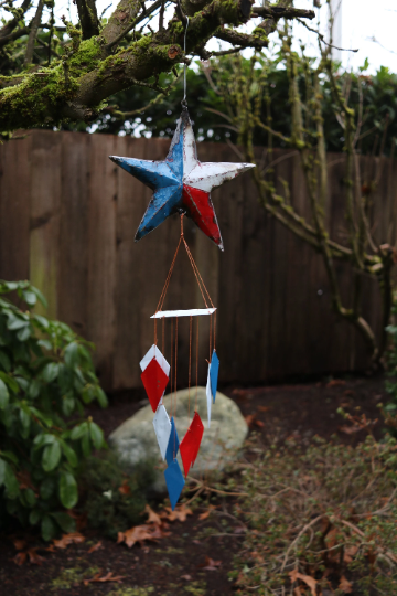 Lone Star Upcycled Oil Drum Wind Chime