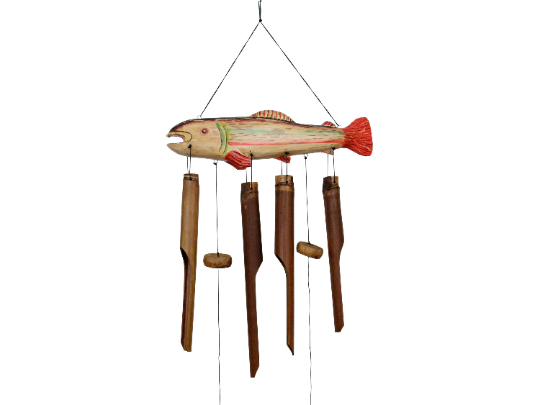 Trout Bamboo Wind Chime