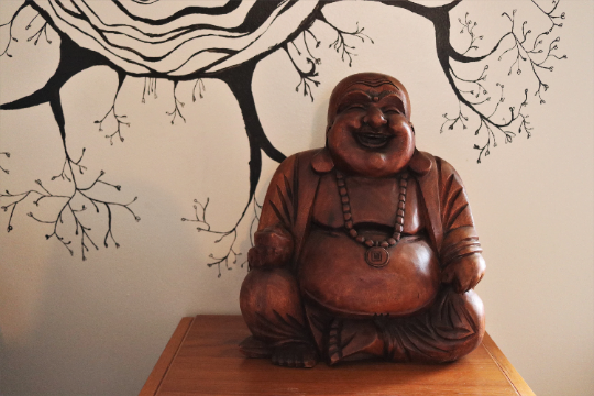 Wooden Carved Buddha