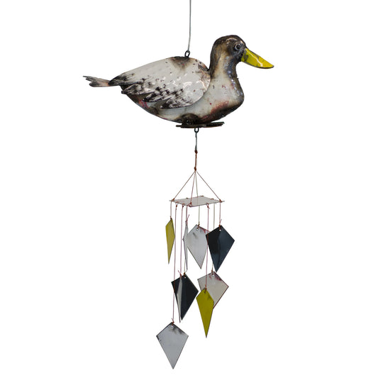 Duck Upcycled Oil Drum Wind Chime