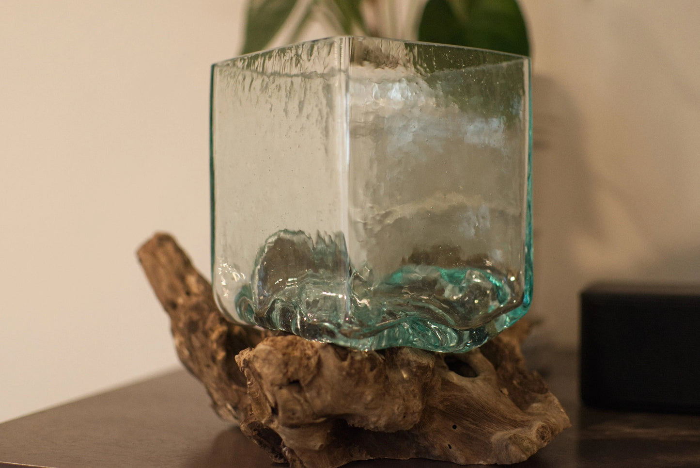 Square Molten Glass Vessels on Gamal Root