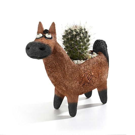 Big Red the Bay Horse Planter