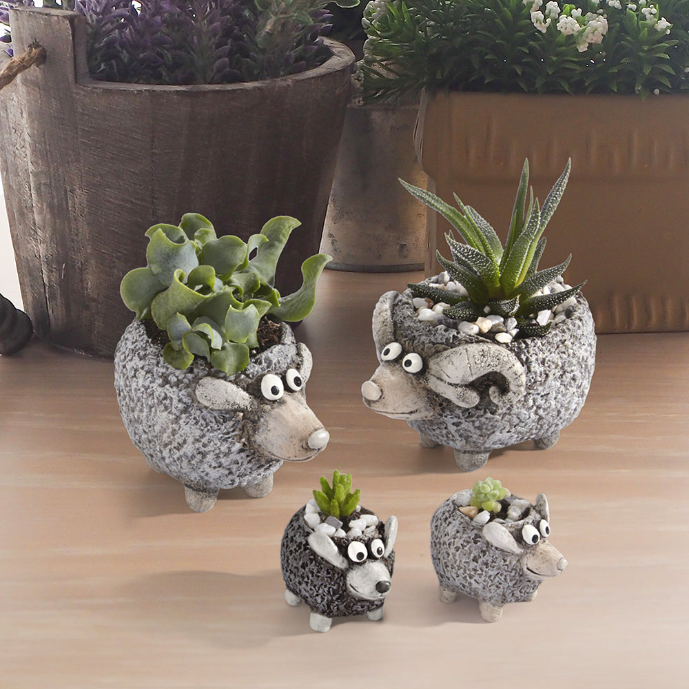 The Ramsey Sheep Family Planters, Set of 4